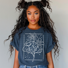 Load image into Gallery viewer, LINE WORK FLORAL SINGLE COLOR