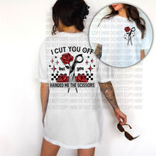 Load image into Gallery viewer, CUT YOU OFF BLACK INK