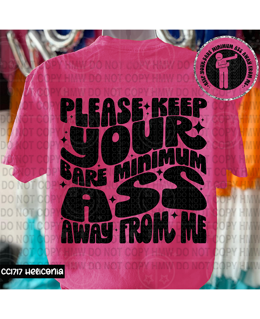 Please keep your bare minimum