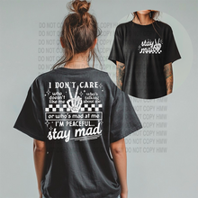 Load image into Gallery viewer, STAY MAD WHITE INK
