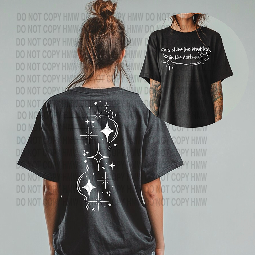 STARS SHINE BRIGHTEST WHITE INK