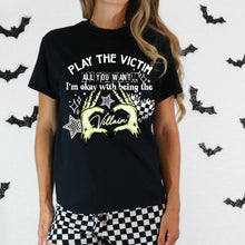 Load image into Gallery viewer, SC Play The Victim White Ink
