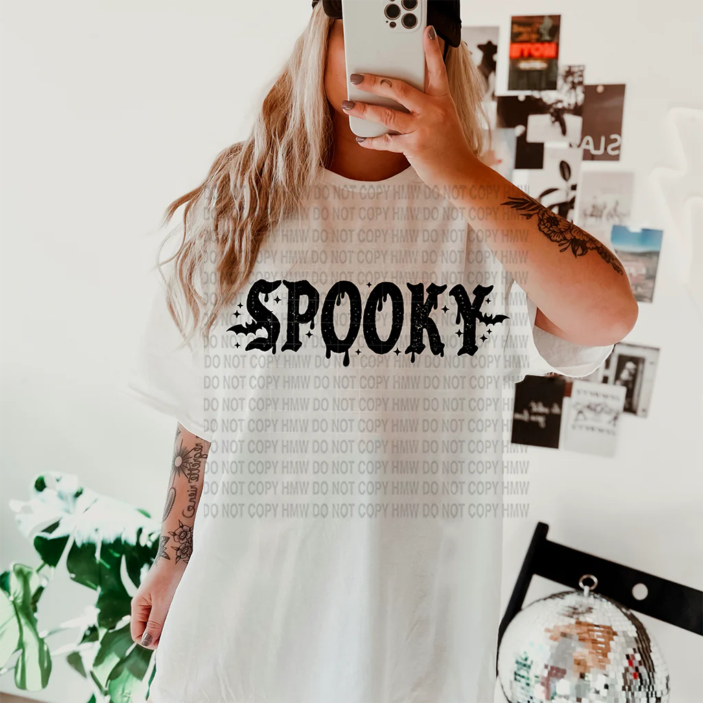 SPOOKY IN BLACK
