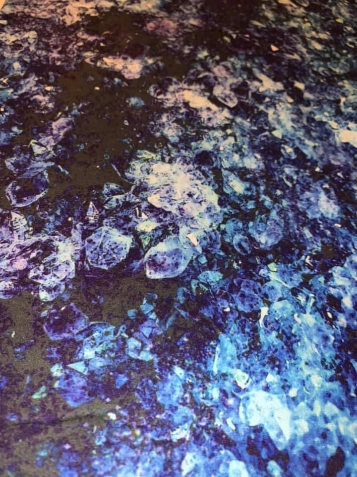 Abstract Blue/Purple Blanket *