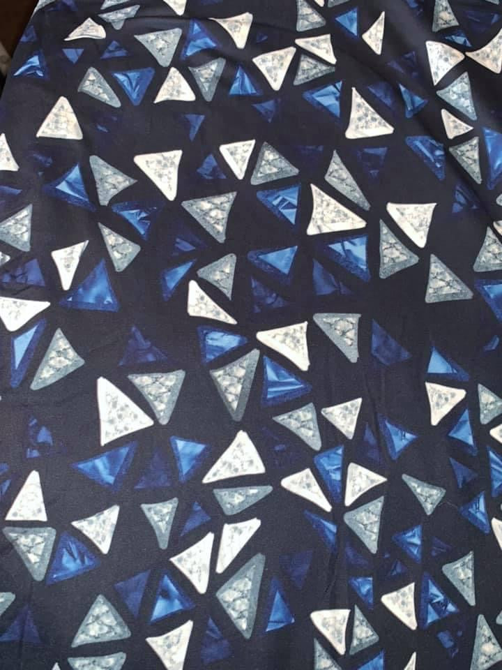 Blue Triangle Blanket *