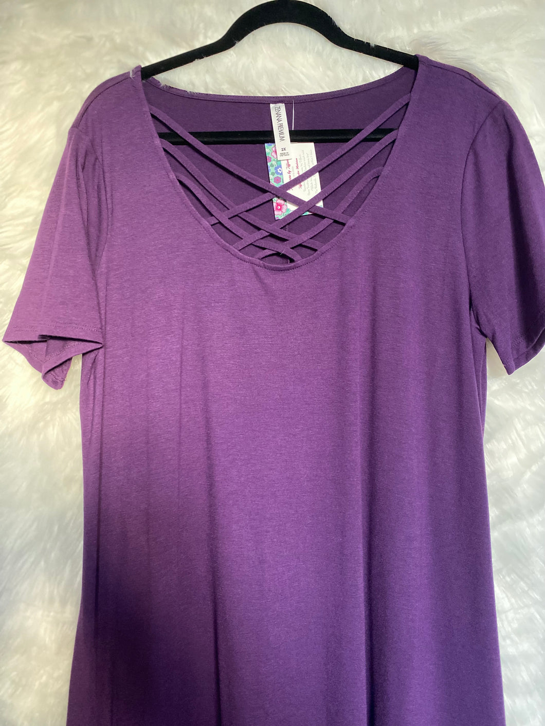 Crisscross Top Purple *