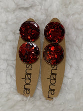 Load image into Gallery viewer, Glitter Studs (multiple colors) *
