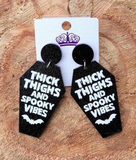 Spooky vibes earrings*