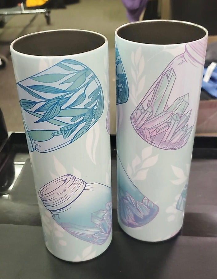 Pastel Mason Jar Tumbler*